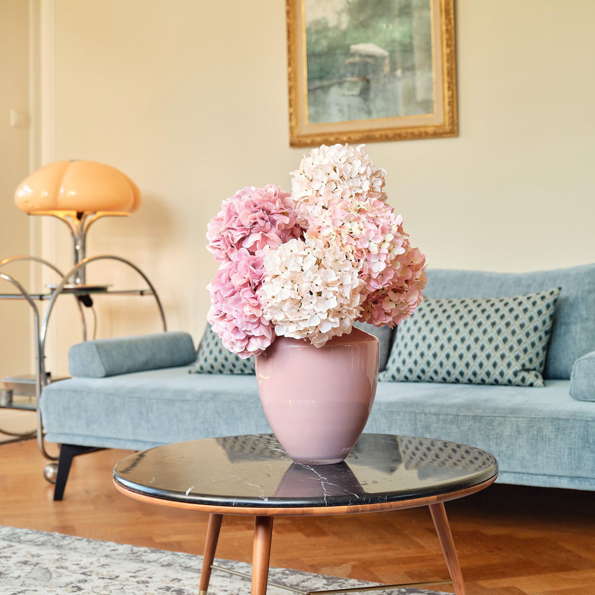 Bouquet d'hortensias en soie | Bon MC.06